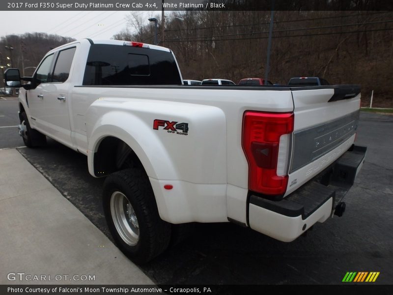 White Platinum / Black 2017 Ford F350 Super Duty Platinum Crew Cab 4x4