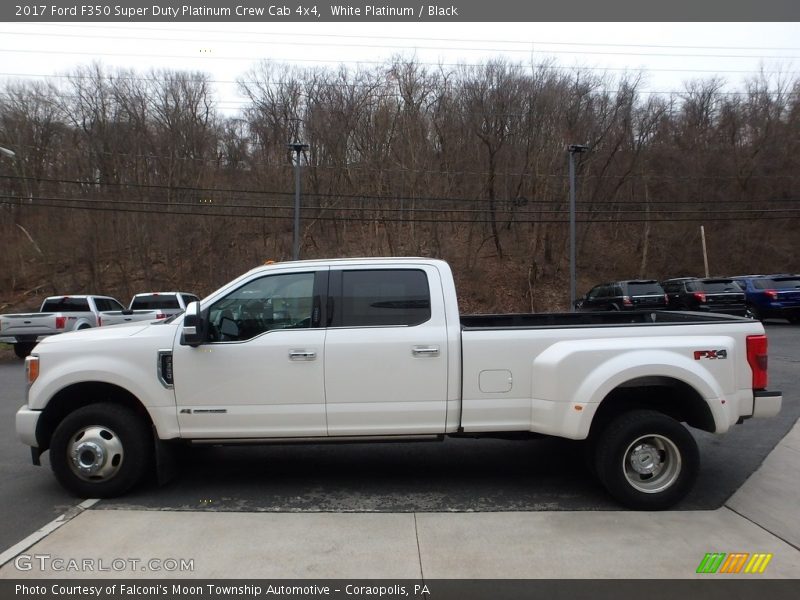 White Platinum / Black 2017 Ford F350 Super Duty Platinum Crew Cab 4x4