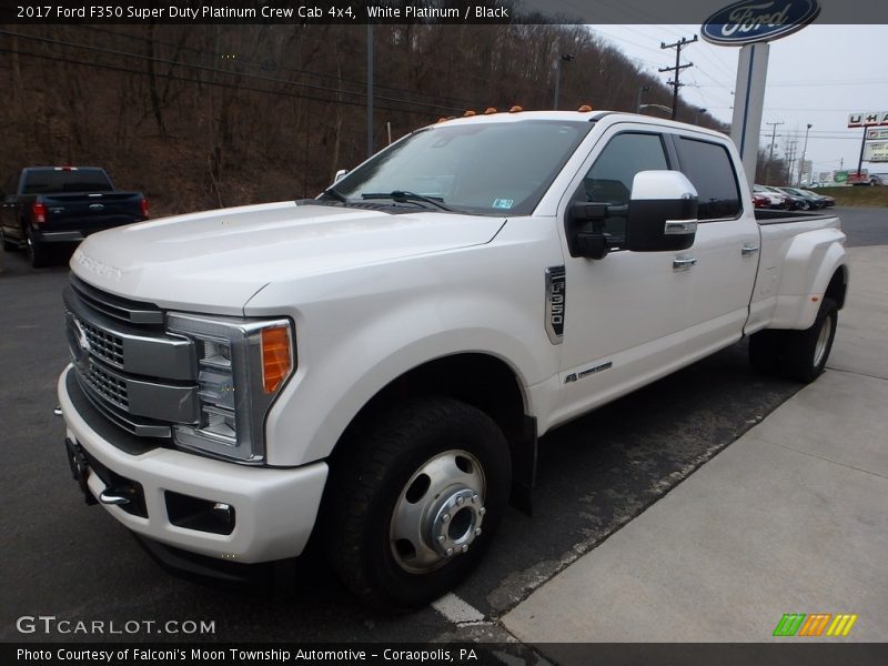 White Platinum / Black 2017 Ford F350 Super Duty Platinum Crew Cab 4x4