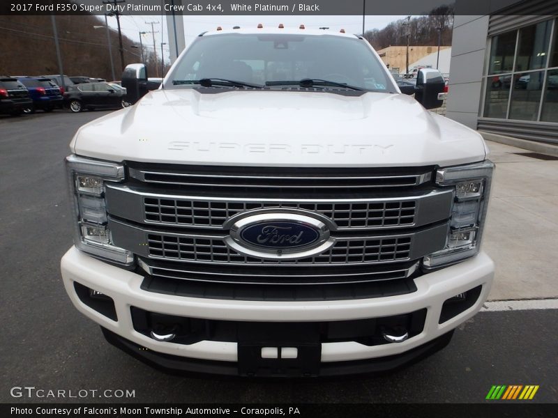 White Platinum / Black 2017 Ford F350 Super Duty Platinum Crew Cab 4x4