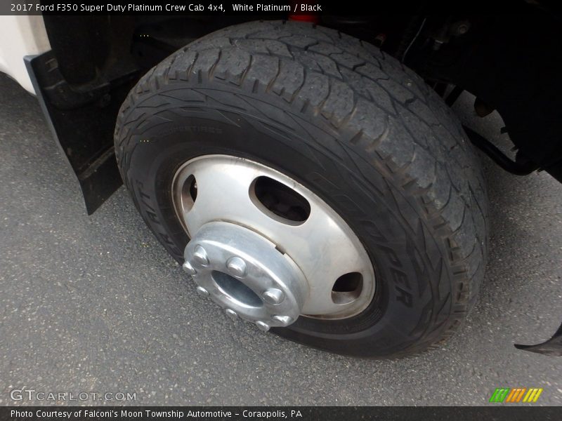 White Platinum / Black 2017 Ford F350 Super Duty Platinum Crew Cab 4x4