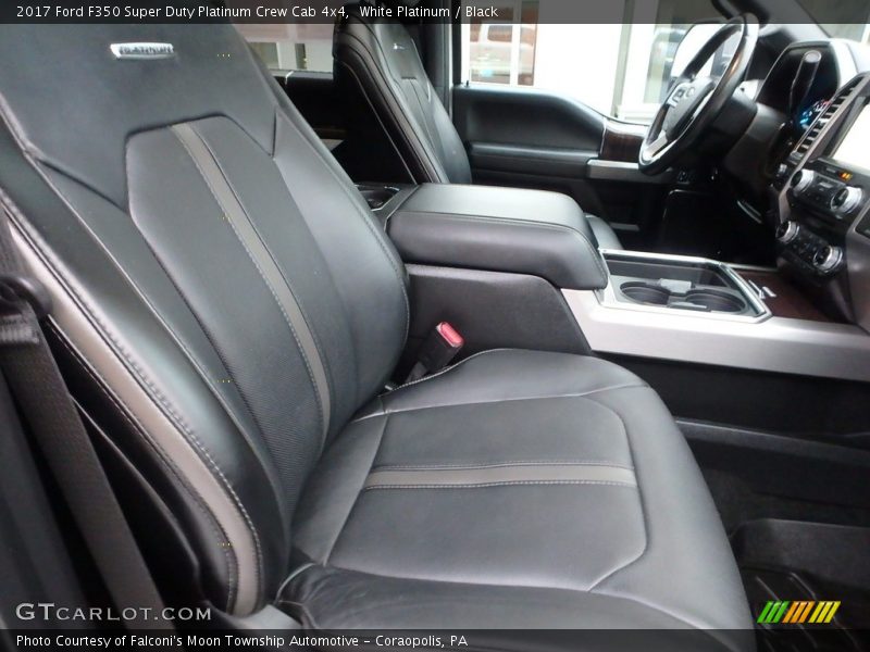 White Platinum / Black 2017 Ford F350 Super Duty Platinum Crew Cab 4x4