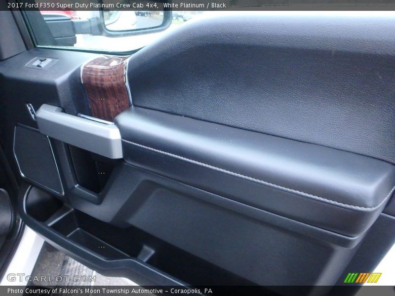 White Platinum / Black 2017 Ford F350 Super Duty Platinum Crew Cab 4x4