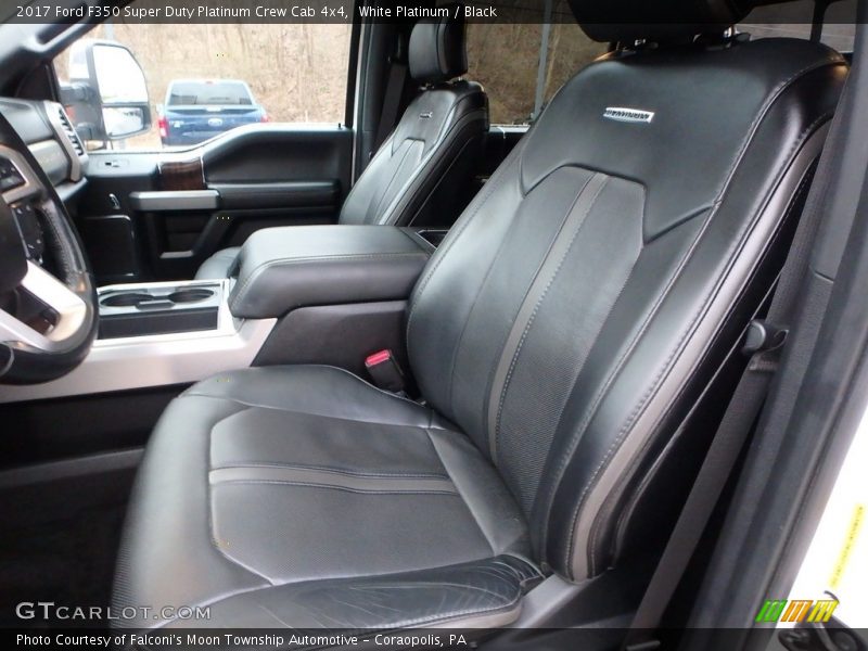 White Platinum / Black 2017 Ford F350 Super Duty Platinum Crew Cab 4x4
