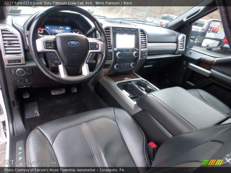 White Platinum / Black 2017 Ford F350 Super Duty Platinum Crew Cab 4x4