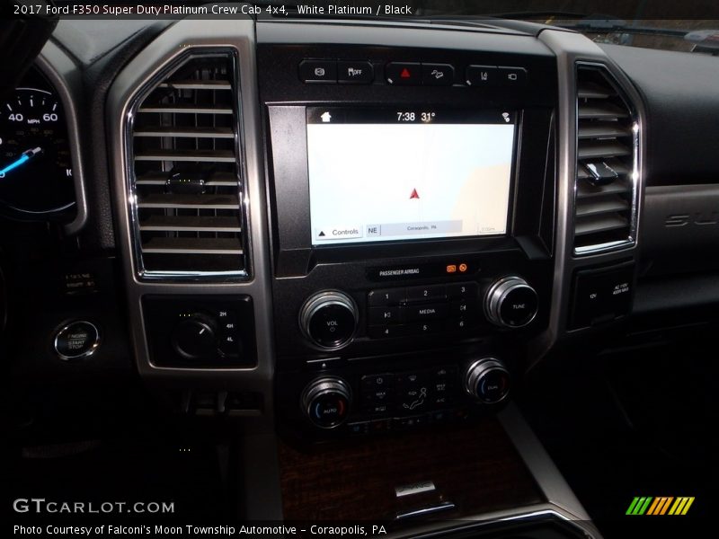 White Platinum / Black 2017 Ford F350 Super Duty Platinum Crew Cab 4x4