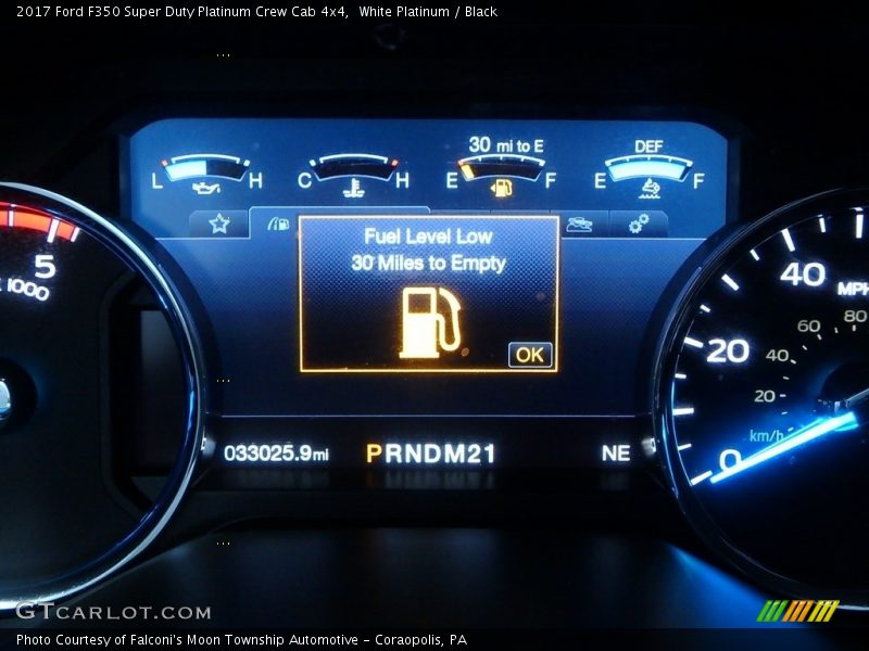 White Platinum / Black 2017 Ford F350 Super Duty Platinum Crew Cab 4x4