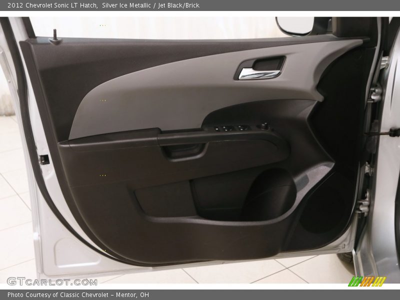 Silver Ice Metallic / Jet Black/Brick 2012 Chevrolet Sonic LT Hatch