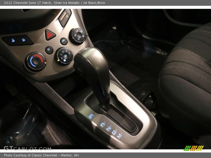 Silver Ice Metallic / Jet Black/Brick 2012 Chevrolet Sonic LT Hatch