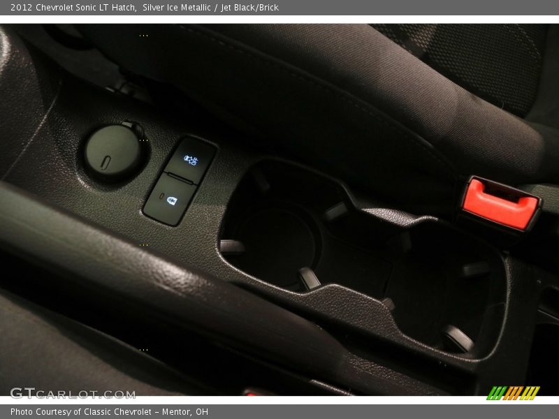 Silver Ice Metallic / Jet Black/Brick 2012 Chevrolet Sonic LT Hatch