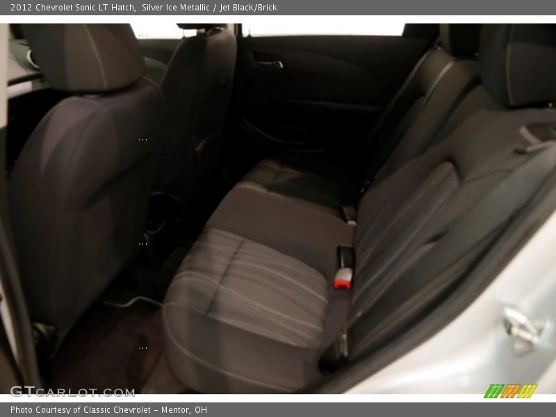 Silver Ice Metallic / Jet Black/Brick 2012 Chevrolet Sonic LT Hatch