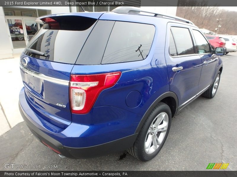 Deep Impact Blue / Charcoal Black 2015 Ford Explorer Limited 4WD