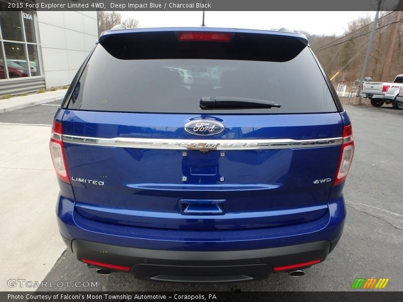 Deep Impact Blue / Charcoal Black 2015 Ford Explorer Limited 4WD