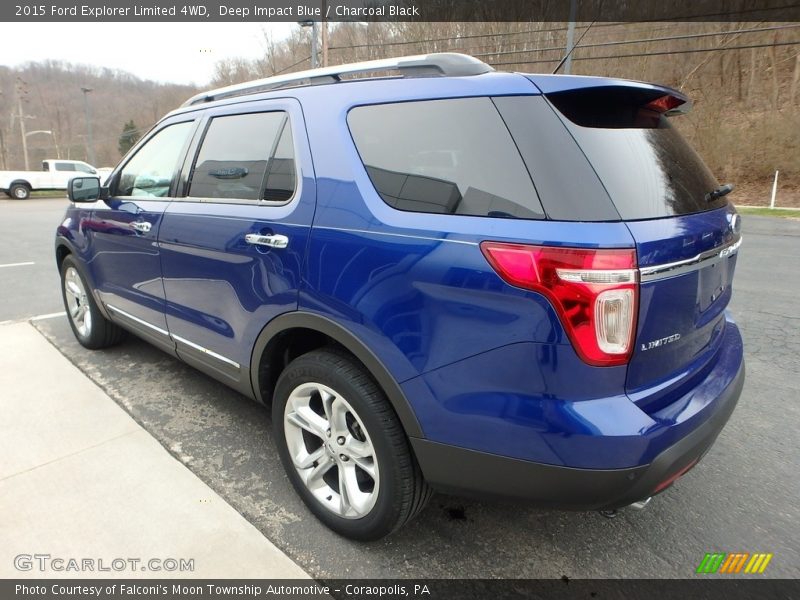 Deep Impact Blue / Charcoal Black 2015 Ford Explorer Limited 4WD
