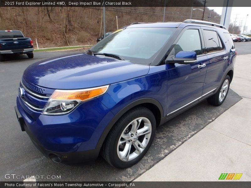 Deep Impact Blue / Charcoal Black 2015 Ford Explorer Limited 4WD