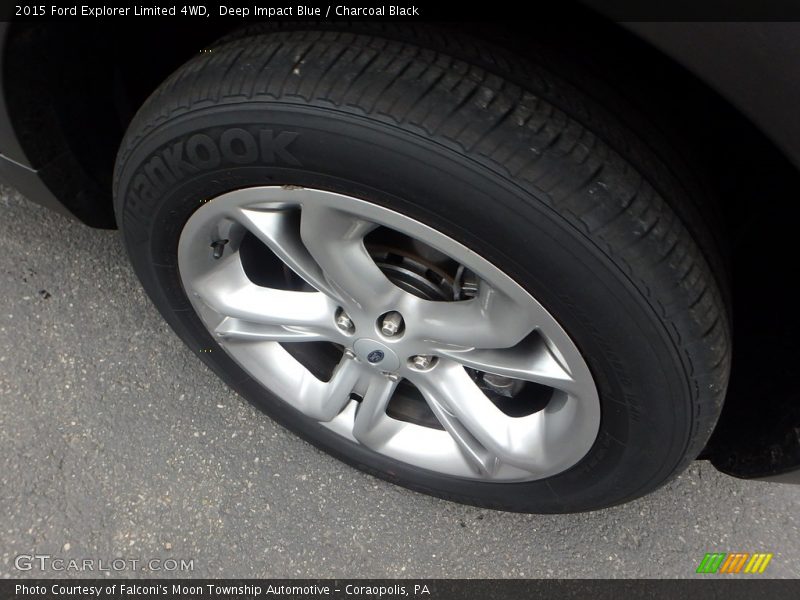 Deep Impact Blue / Charcoal Black 2015 Ford Explorer Limited 4WD