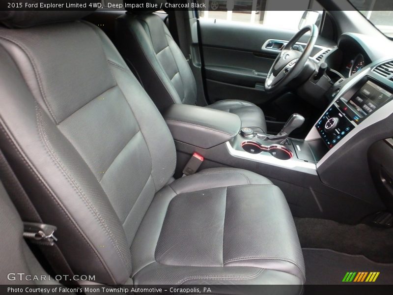 Deep Impact Blue / Charcoal Black 2015 Ford Explorer Limited 4WD