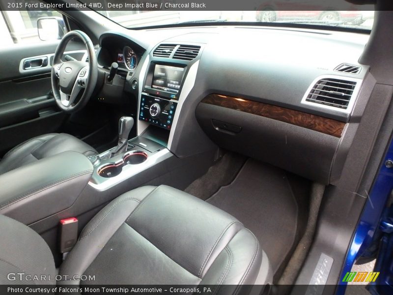 Deep Impact Blue / Charcoal Black 2015 Ford Explorer Limited 4WD