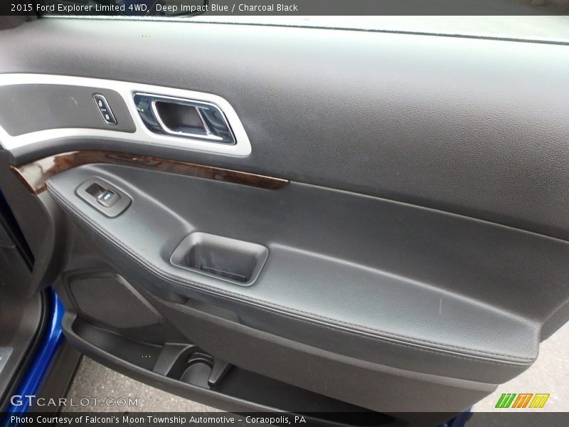 Deep Impact Blue / Charcoal Black 2015 Ford Explorer Limited 4WD