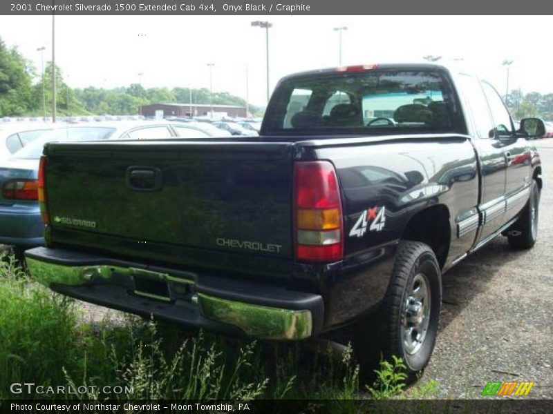 Onyx Black / Graphite 2001 Chevrolet Silverado 1500 Extended Cab 4x4