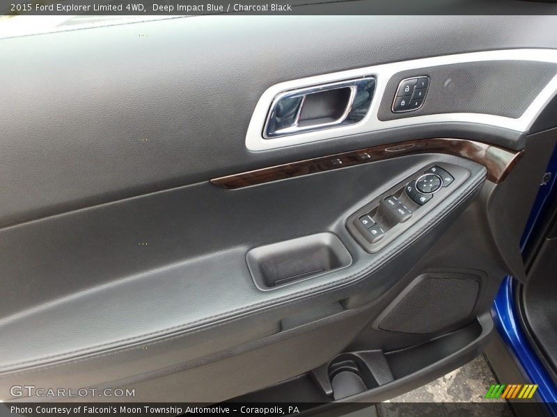 Deep Impact Blue / Charcoal Black 2015 Ford Explorer Limited 4WD