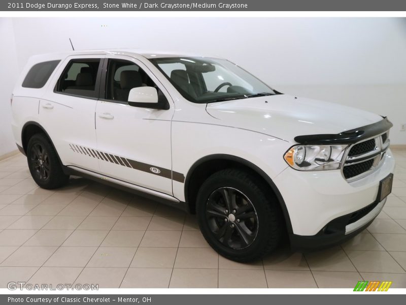 Stone White / Dark Graystone/Medium Graystone 2011 Dodge Durango Express