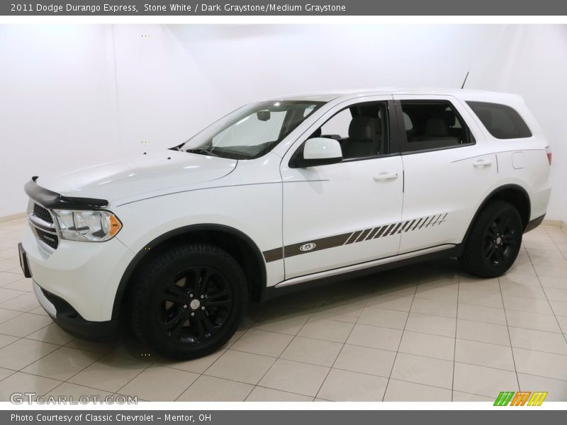 Stone White / Dark Graystone/Medium Graystone 2011 Dodge Durango Express
