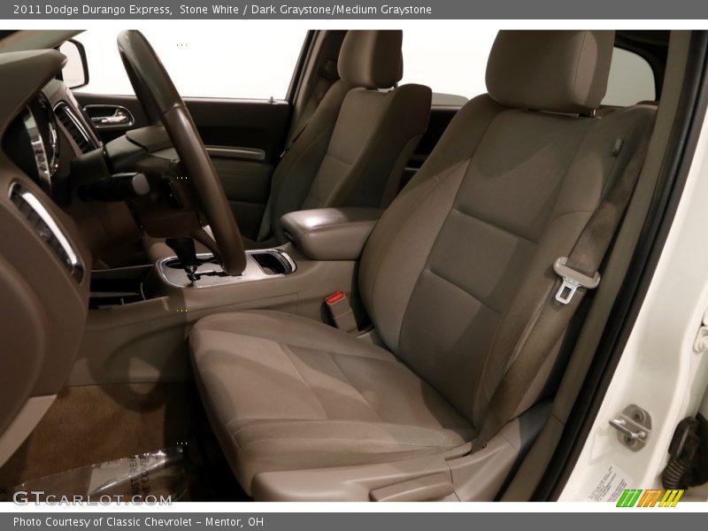 Stone White / Dark Graystone/Medium Graystone 2011 Dodge Durango Express