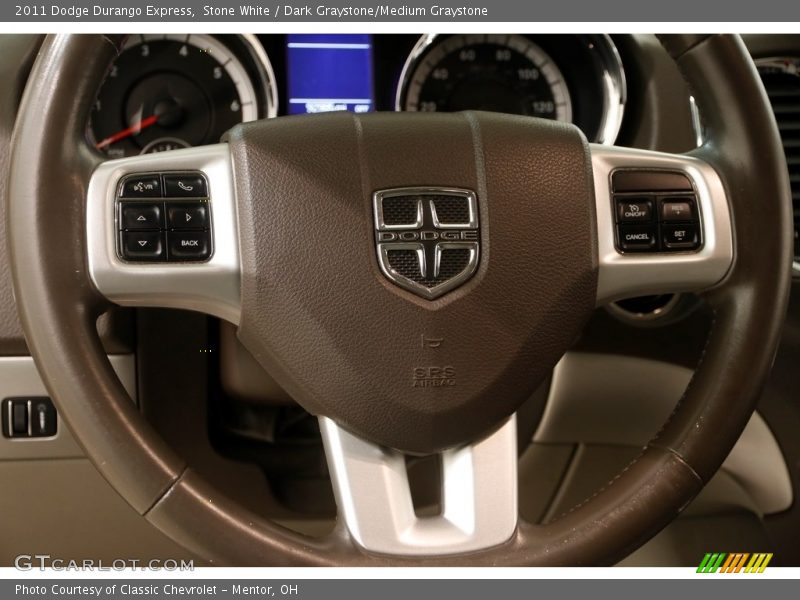 Stone White / Dark Graystone/Medium Graystone 2011 Dodge Durango Express