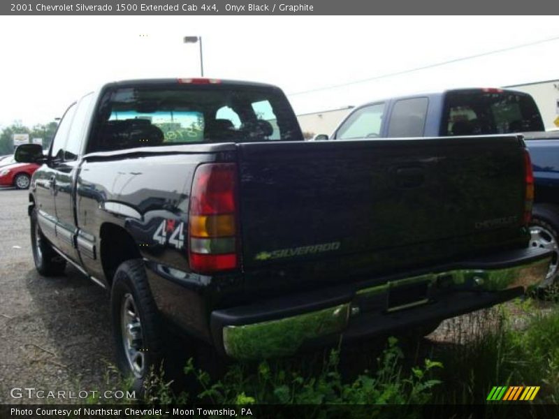 Onyx Black / Graphite 2001 Chevrolet Silverado 1500 Extended Cab 4x4