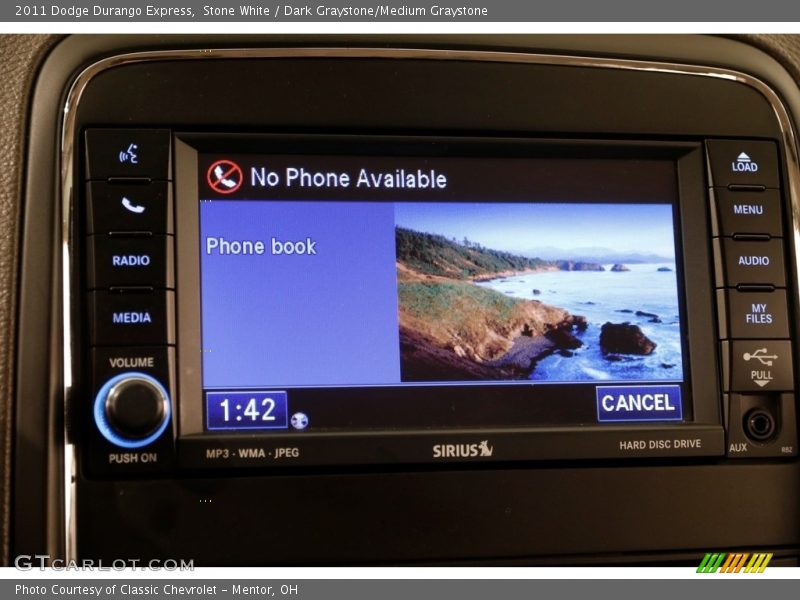 Stone White / Dark Graystone/Medium Graystone 2011 Dodge Durango Express