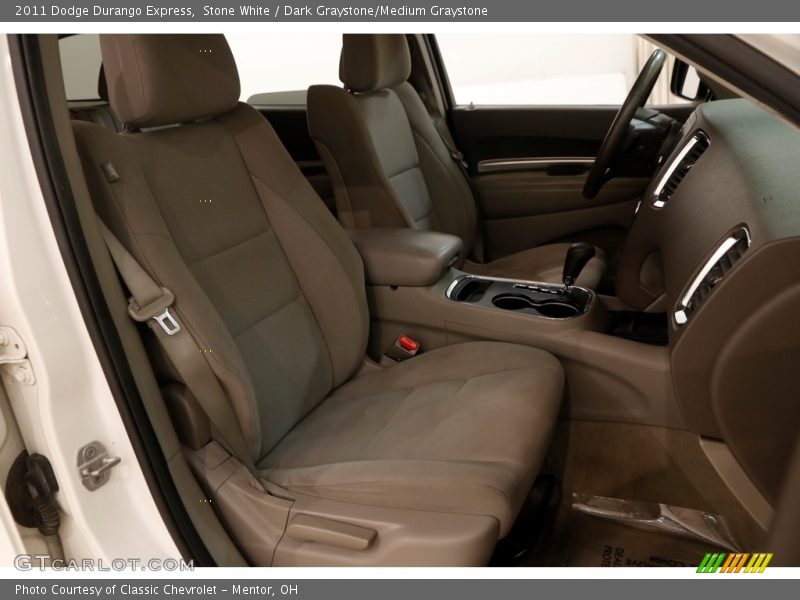 Stone White / Dark Graystone/Medium Graystone 2011 Dodge Durango Express