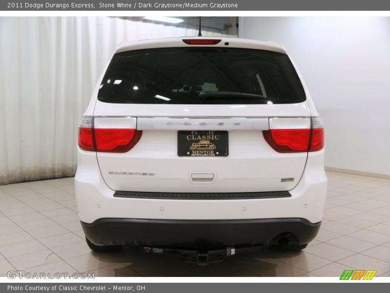 Stone White / Dark Graystone/Medium Graystone 2011 Dodge Durango Express