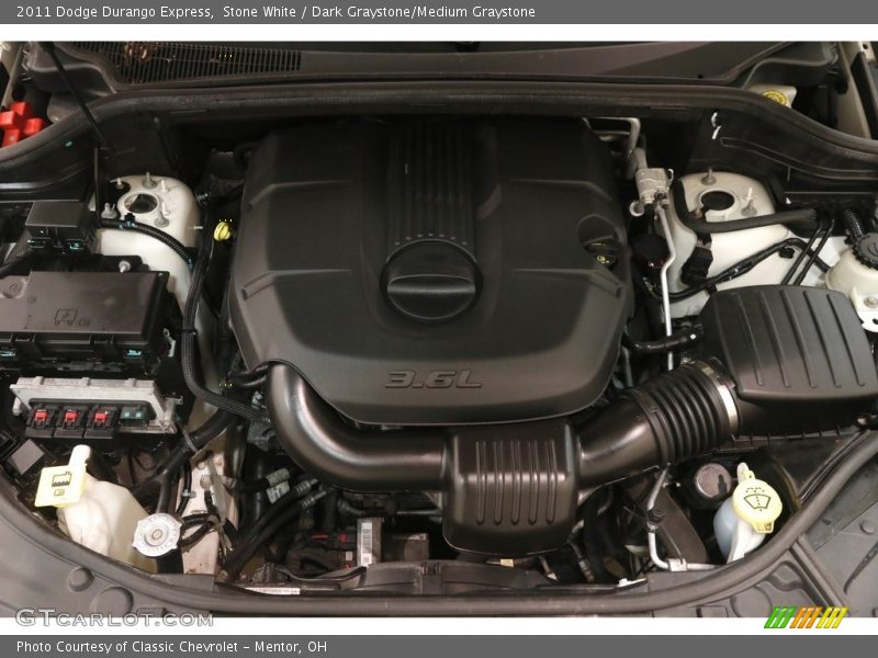 Stone White / Dark Graystone/Medium Graystone 2011 Dodge Durango Express
