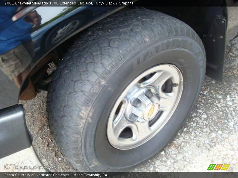 Onyx Black / Graphite 2001 Chevrolet Silverado 1500 Extended Cab 4x4