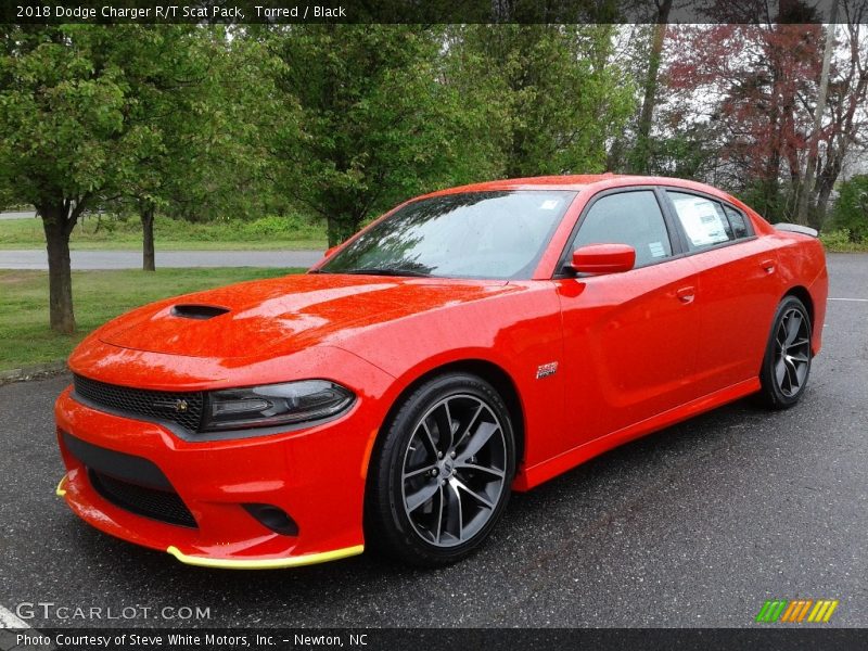 Torred / Black 2018 Dodge Charger R/T Scat Pack