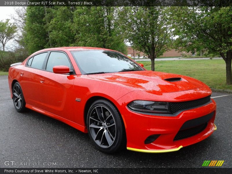 Torred / Black 2018 Dodge Charger R/T Scat Pack