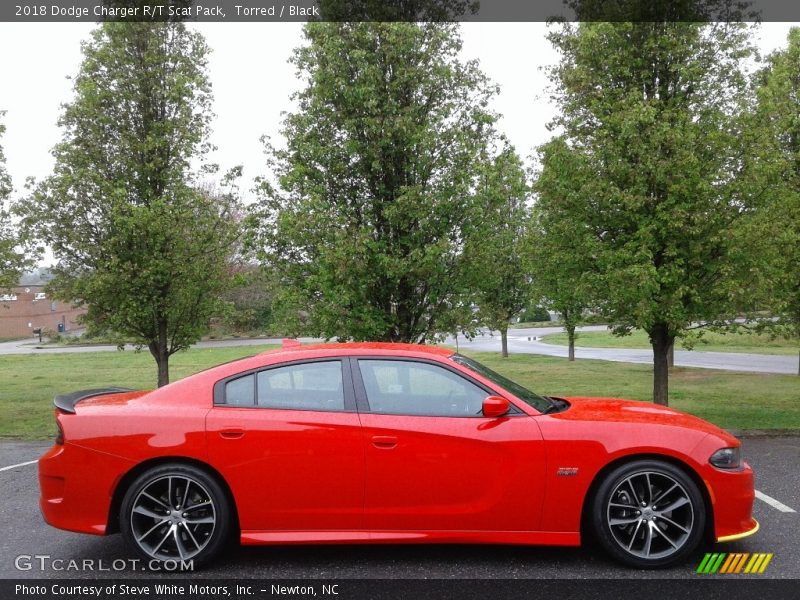 Torred / Black 2018 Dodge Charger R/T Scat Pack