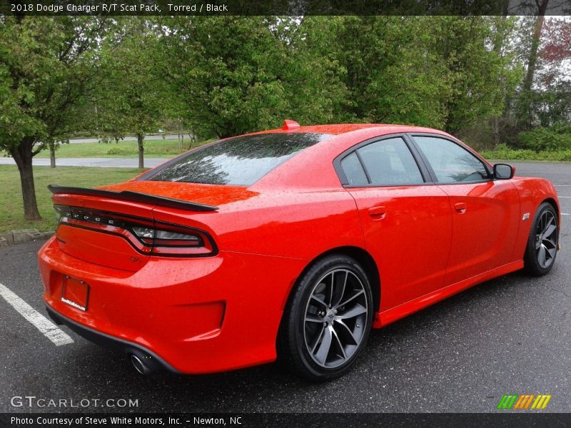 Torred / Black 2018 Dodge Charger R/T Scat Pack