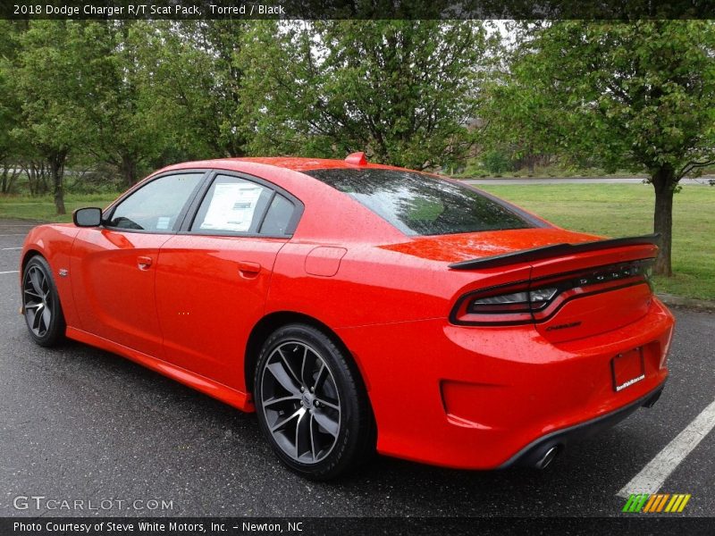 Torred / Black 2018 Dodge Charger R/T Scat Pack