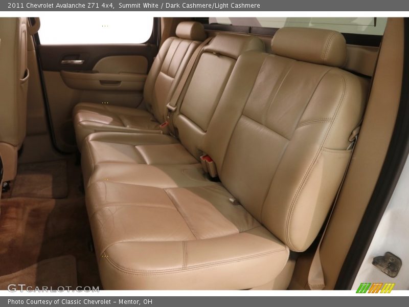 Summit White / Dark Cashmere/Light Cashmere 2011 Chevrolet Avalanche Z71 4x4