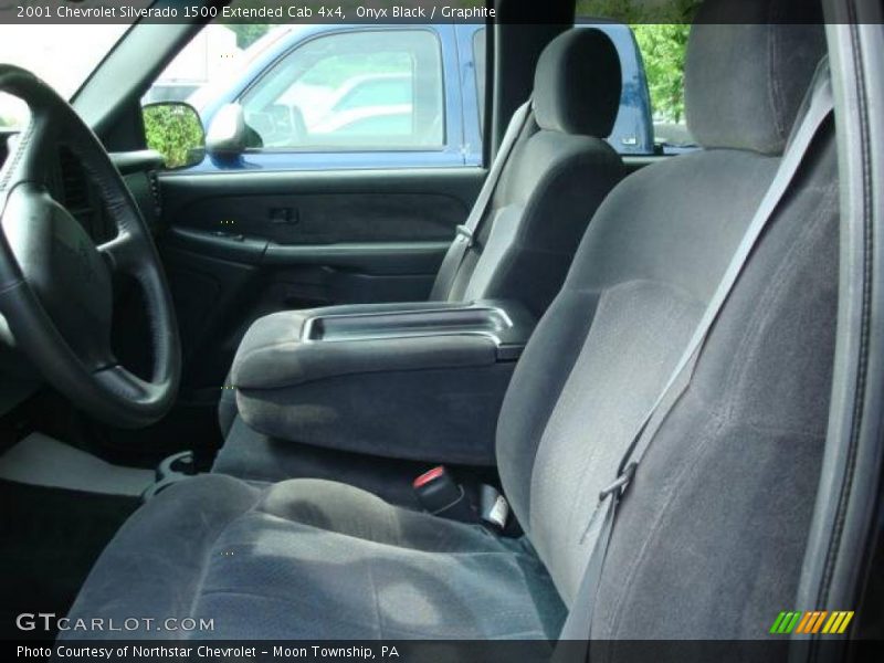 Onyx Black / Graphite 2001 Chevrolet Silverado 1500 Extended Cab 4x4