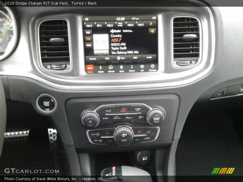 Torred / Black 2018 Dodge Charger R/T Scat Pack