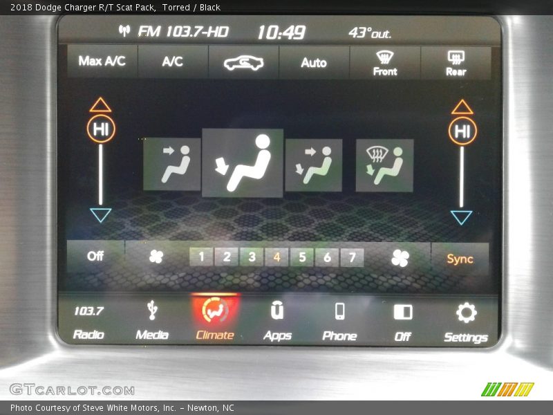 Torred / Black 2018 Dodge Charger R/T Scat Pack