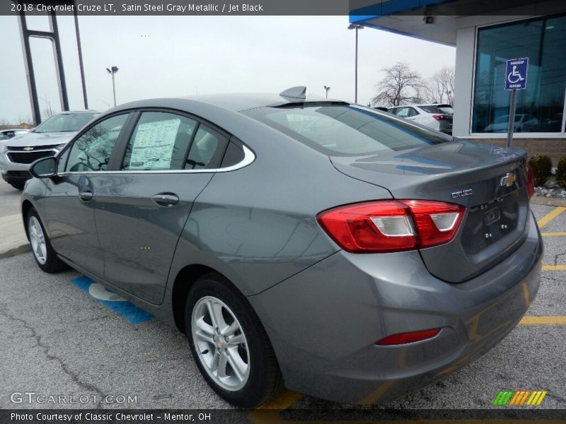 Satin Steel Gray Metallic / Jet Black 2018 Chevrolet Cruze LT