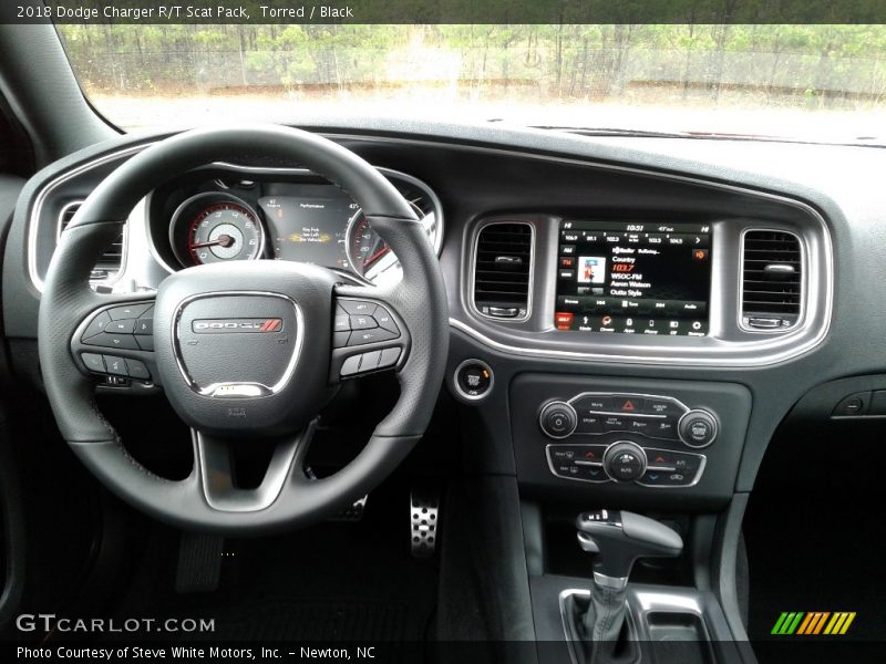 Torred / Black 2018 Dodge Charger R/T Scat Pack