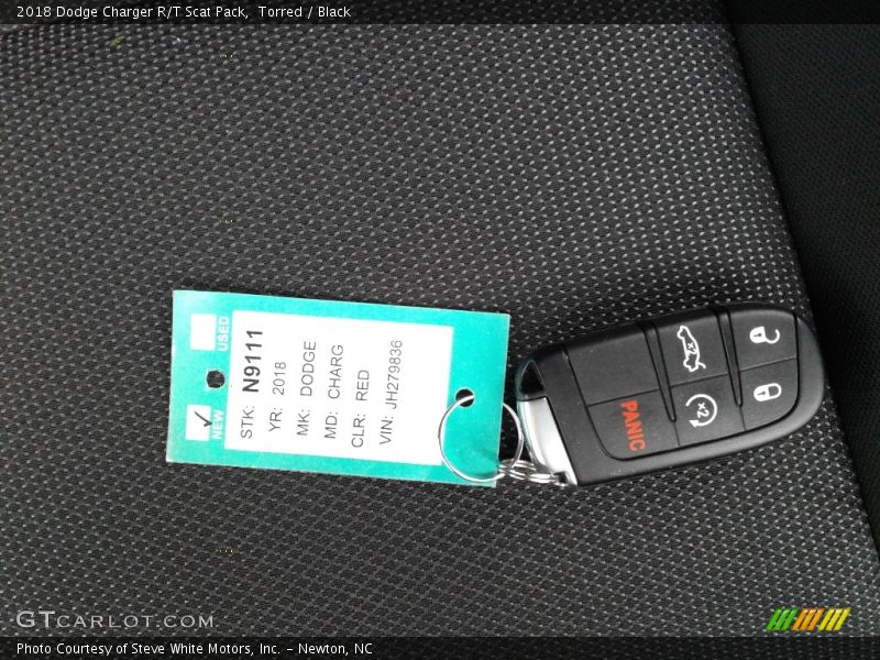 Torred / Black 2018 Dodge Charger R/T Scat Pack