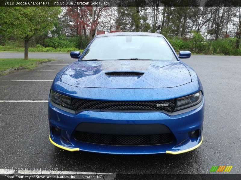 IndiGo Blue / Brazen Gold/Black 2018 Dodge Charger R/T