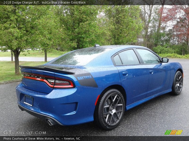 IndiGo Blue / Brazen Gold/Black 2018 Dodge Charger R/T