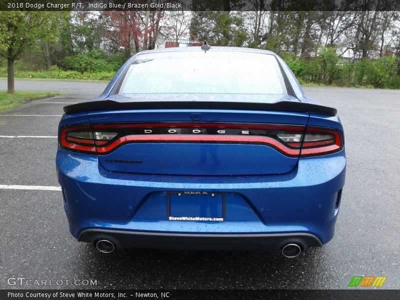 IndiGo Blue / Brazen Gold/Black 2018 Dodge Charger R/T
